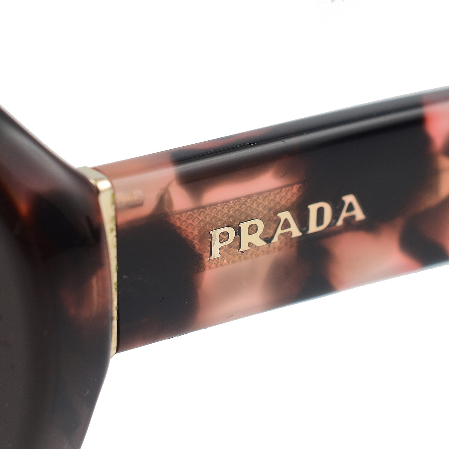 Summer Closeout PRADA Brown Cat Eyed Sunglasses - Black 7574792 3