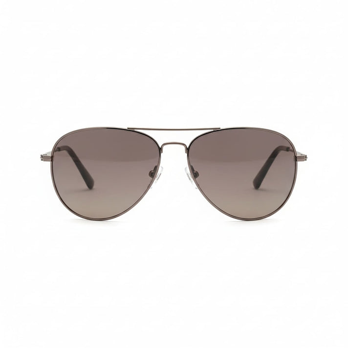 Summer Essential 100% UV Protection Metal Frame Aviator Sunglass - Smoke 8163650 1