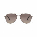 Summer Essential 100% UV Protection Metal Frame Aviator Sunglass - Smoke