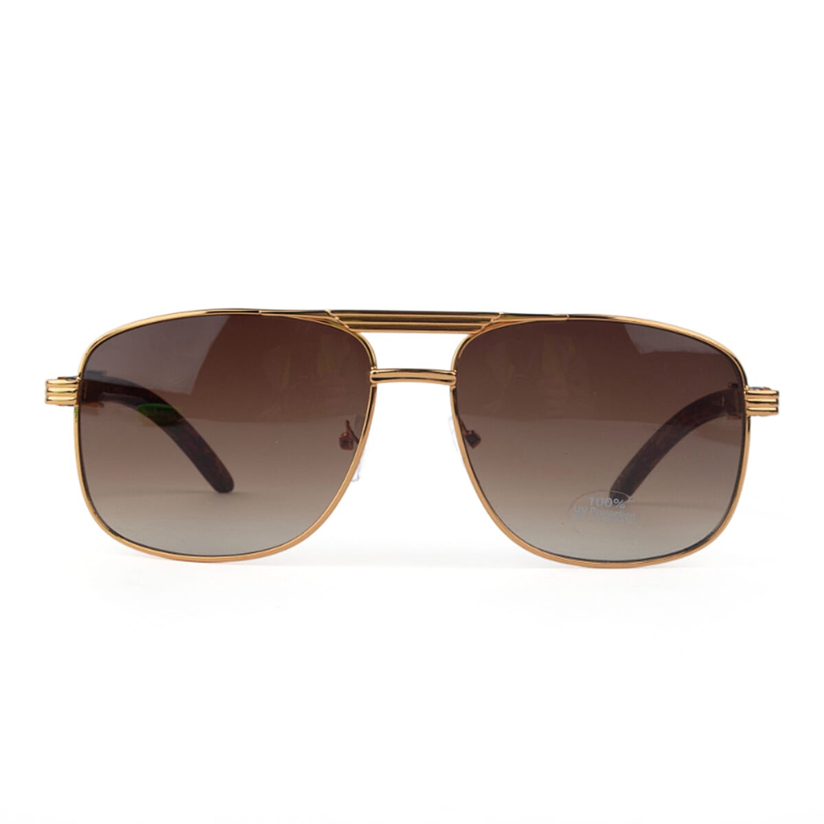 Summer Essential 100% UV Protection Metal Frame Marshall Sunglass - Brown 8163692 0
