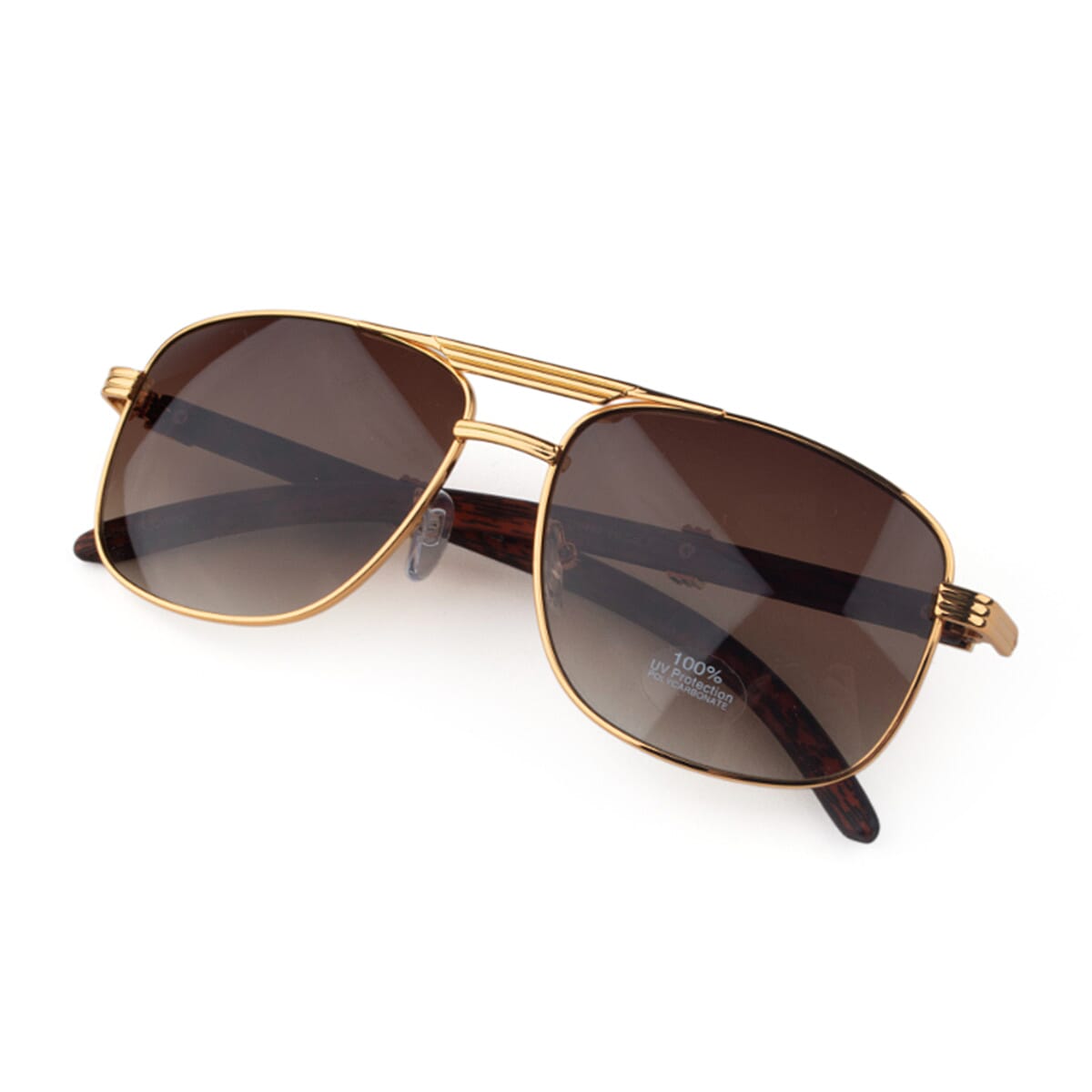 Summer Essential 100% UV Protection Metal Frame Marshall Sunglass - Brown 8163692 4