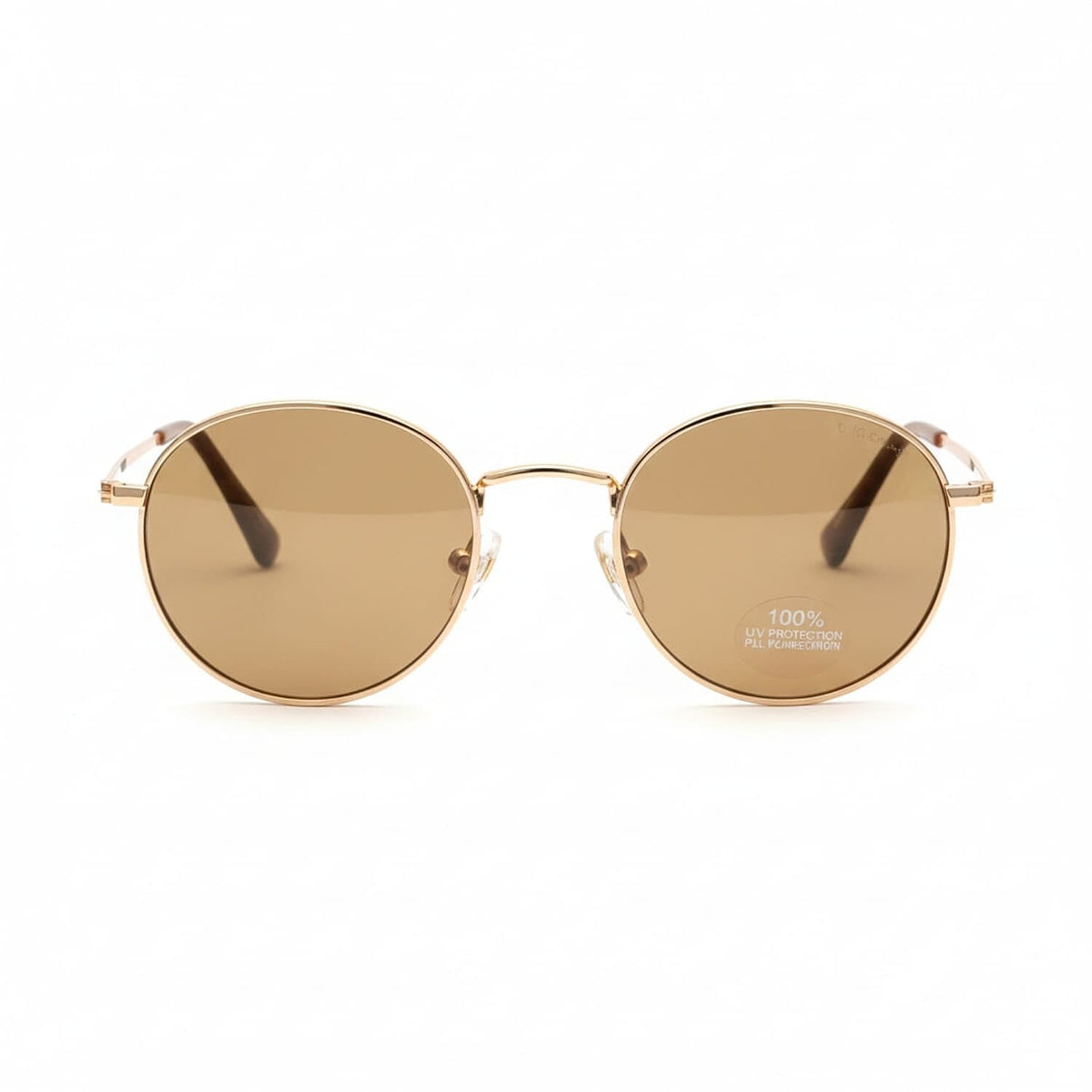 Summer essential 100% UV Protection Metal Frame Sunglass - Gold 8163651 0