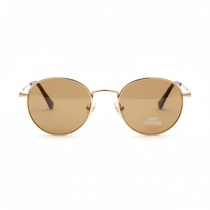 Summer essential 100% UV Protection Metal Frame Sunglass - Gold 8163651 1
