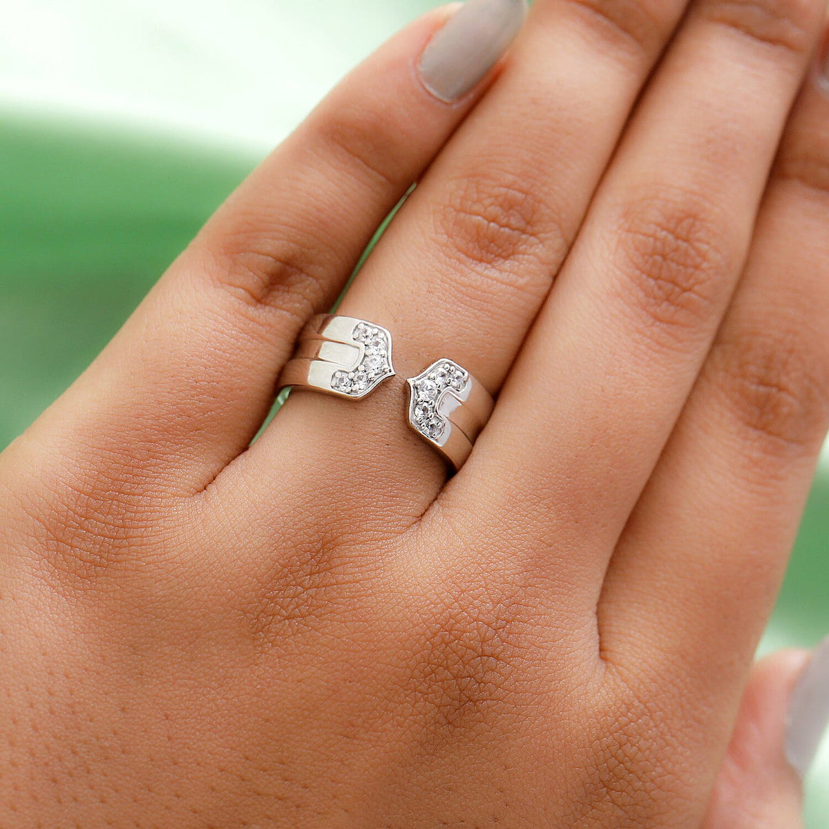 Sunday's Child Natural Cambodian Zircon Ring in Platinum Plated Sterling Silver, Silver Wt. 4.50 gms 6849374 3