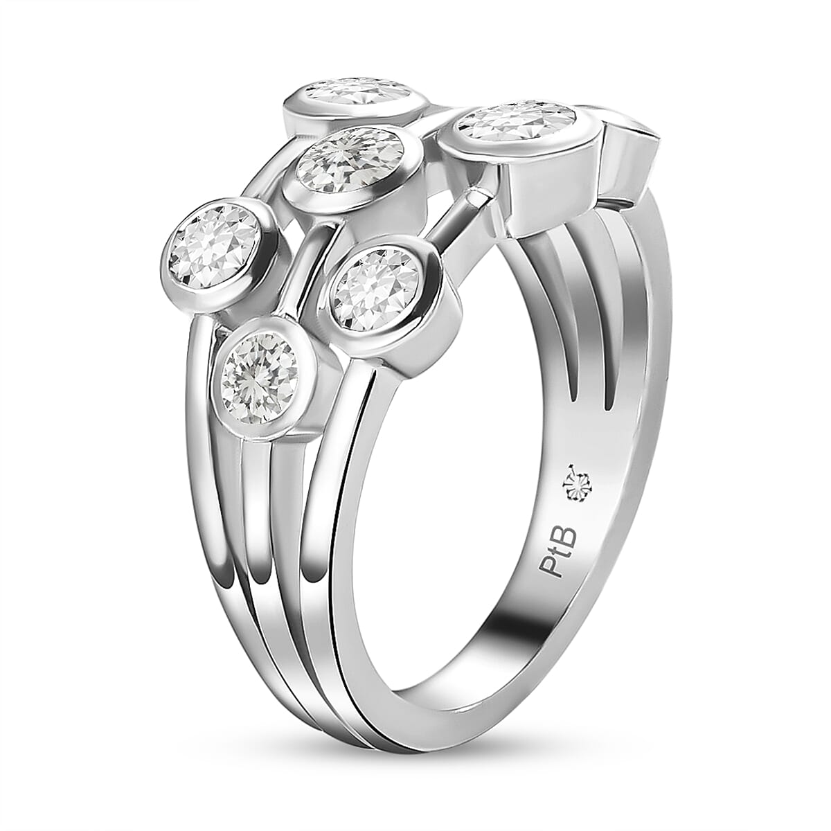 Sunday's Child Natural Cambodian Zircon Ring in Silver Tone 8715835 4