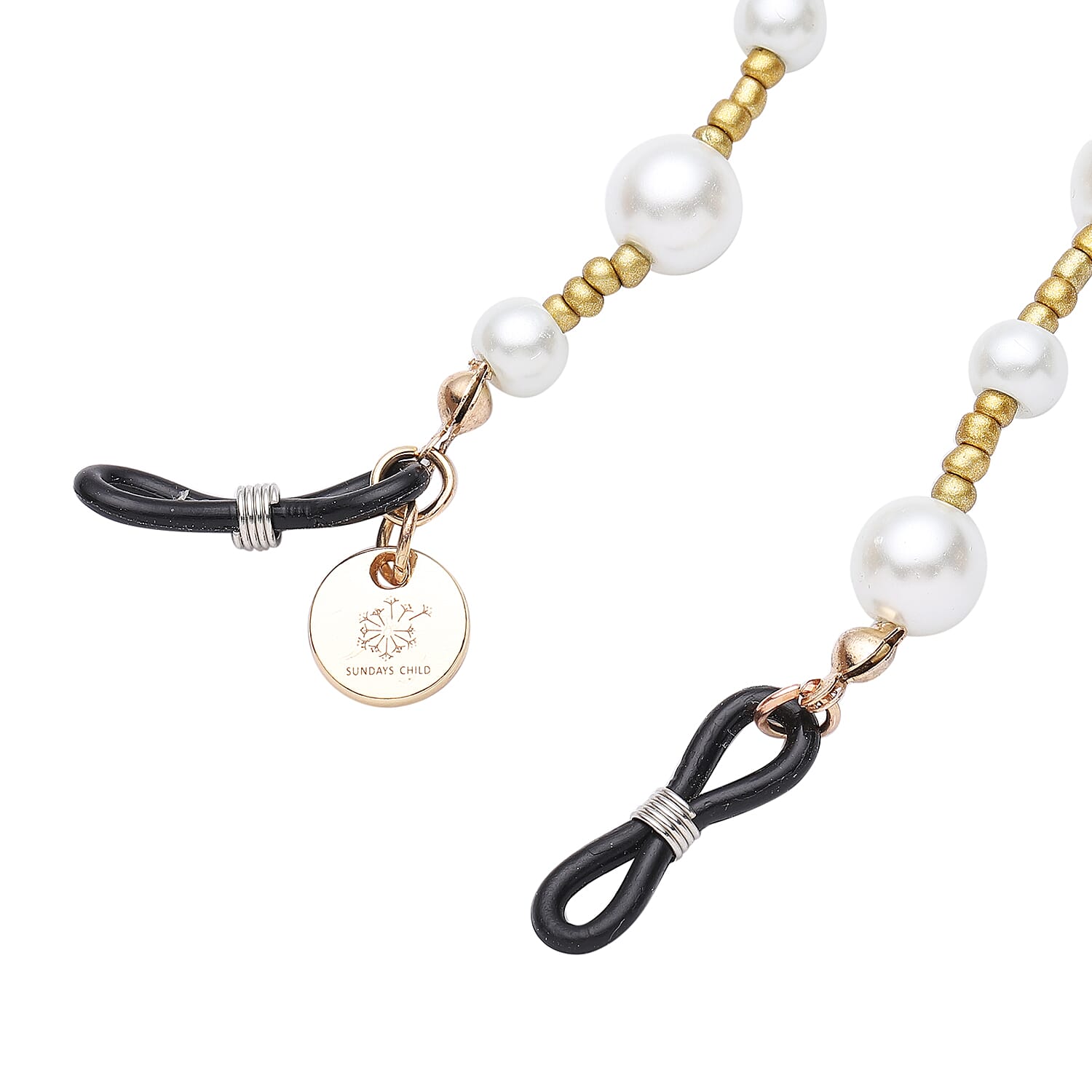 Sunday's Child White Shell Pearl with Multi-coloured Gemstone Necklace 8.70 Ct. Size 30 Silver Wt. 5.00 gms 7332176 3
