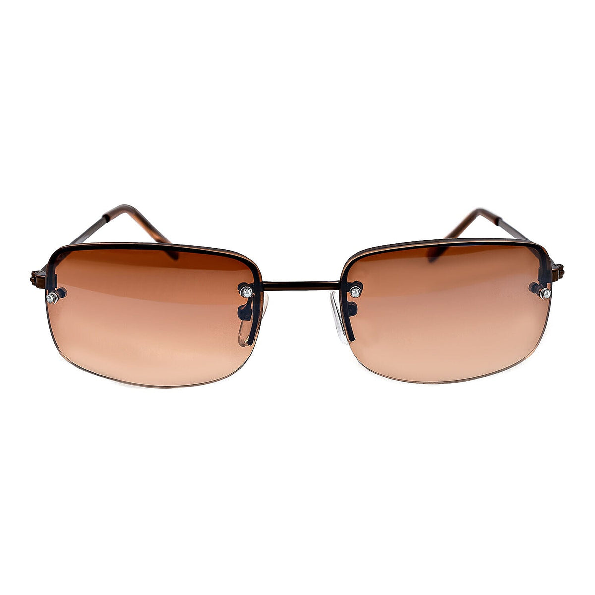 Rimless Unisex Sunglasses - Brown 7281047 0