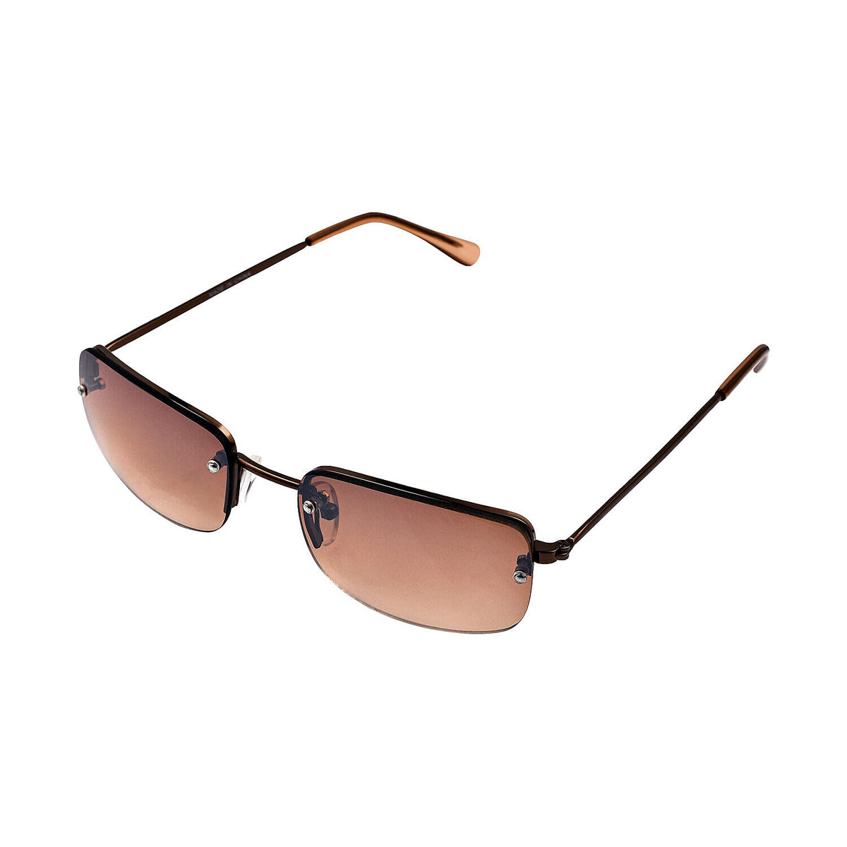 Rimless Unisex Sunglasses - Brown 7281047 1
