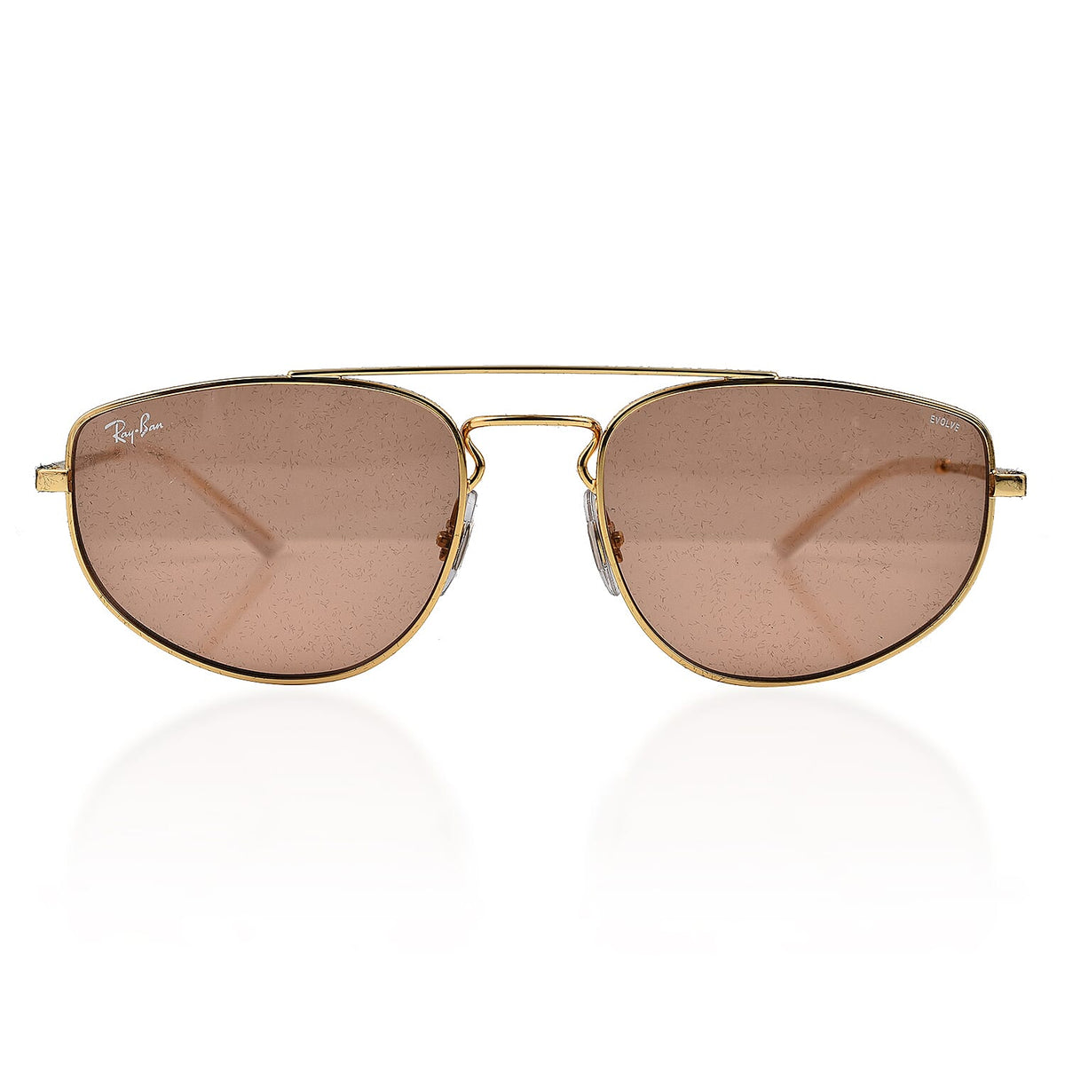RAY BAN CLOSE OUT - Unisex Rectangle Sunglasses - Gold 7560451 0