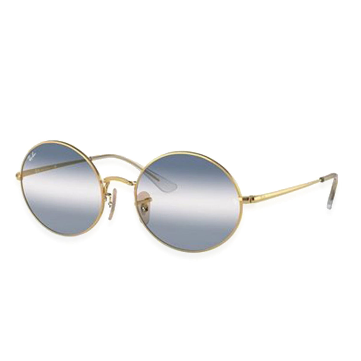 RAY BAN CLOSE OUT - Unisex Oval Metal Sunglasses - Mirrored Grey 7560387 0