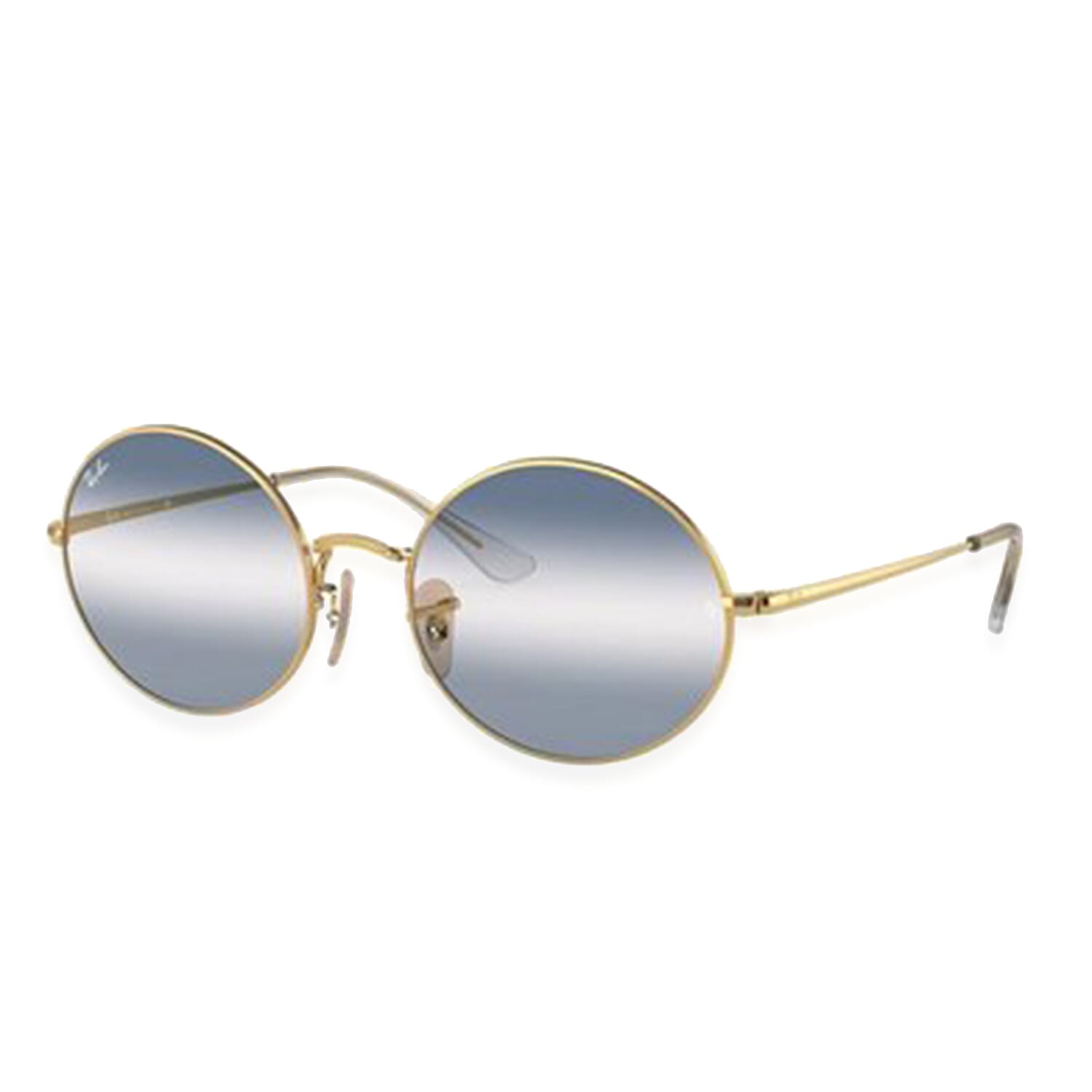RAY BAN CLOSE OUT - Unisex Oval Metal Sunglasses - Mirrored Grey 7560387 0