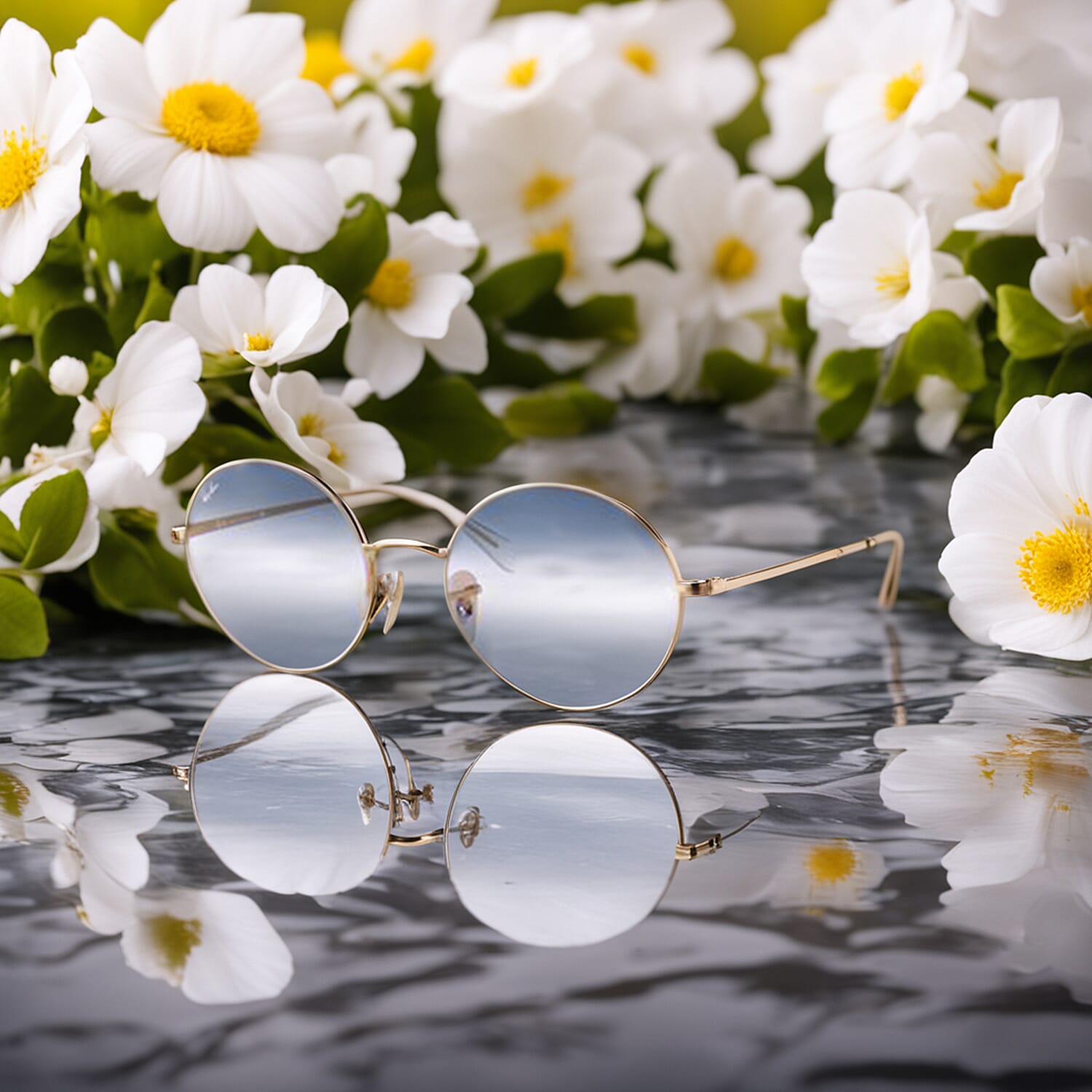 RAY BAN CLOSE OUT - Unisex Oval Metal Sunglasses - Mirrored Grey 7560387 3