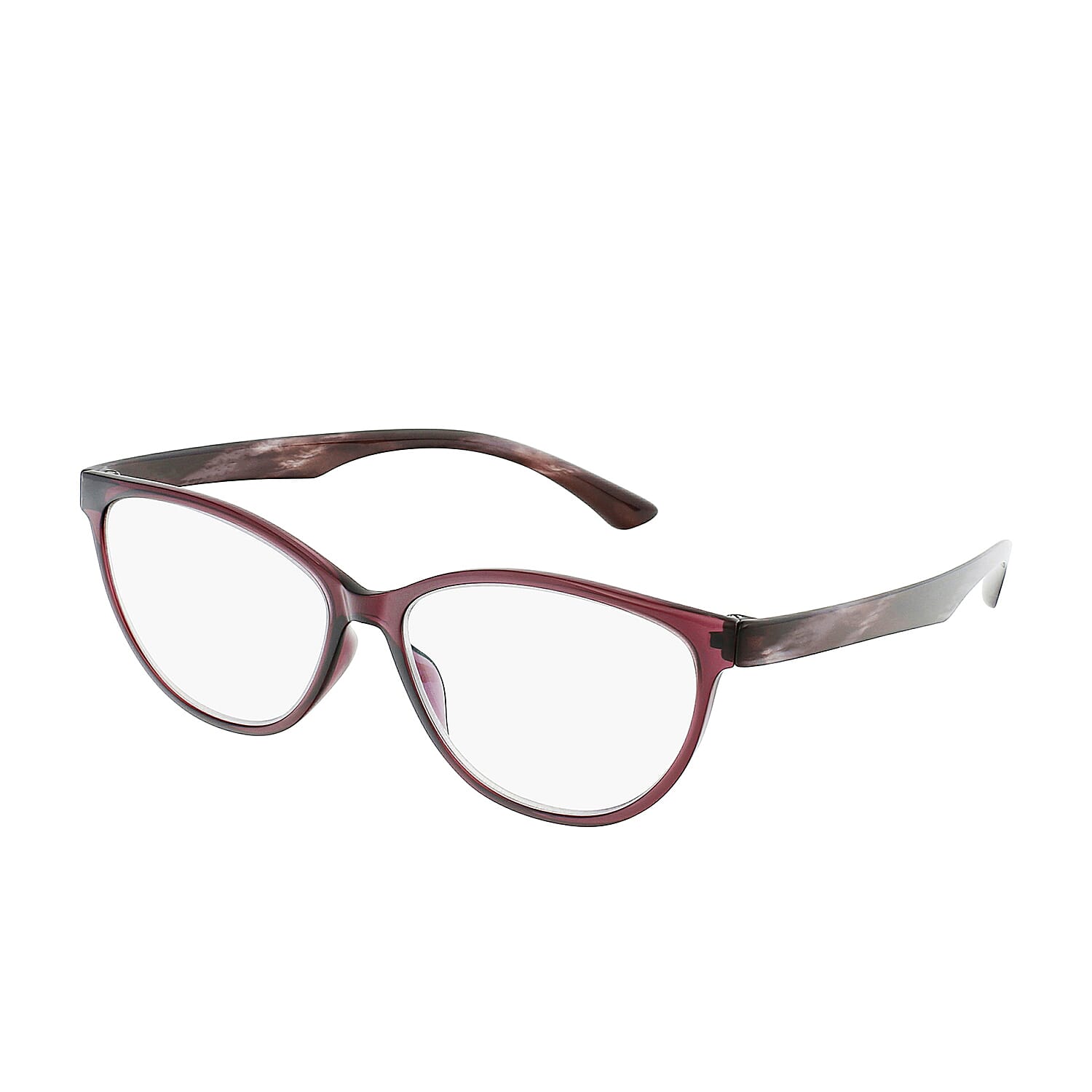 SWISS MADE Blue Light Reading Glass with UV 400 Protection- Violet Marble (Power_3) 7823708 0