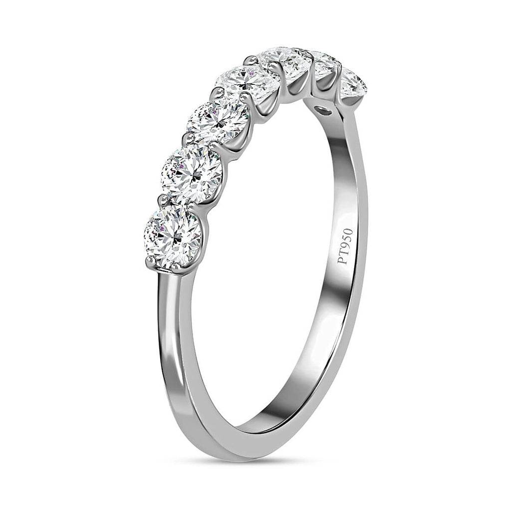 RHAPSODY 950 Platinum IGI Certified Diamond (VS-E-F) Ring 1.00 Ct