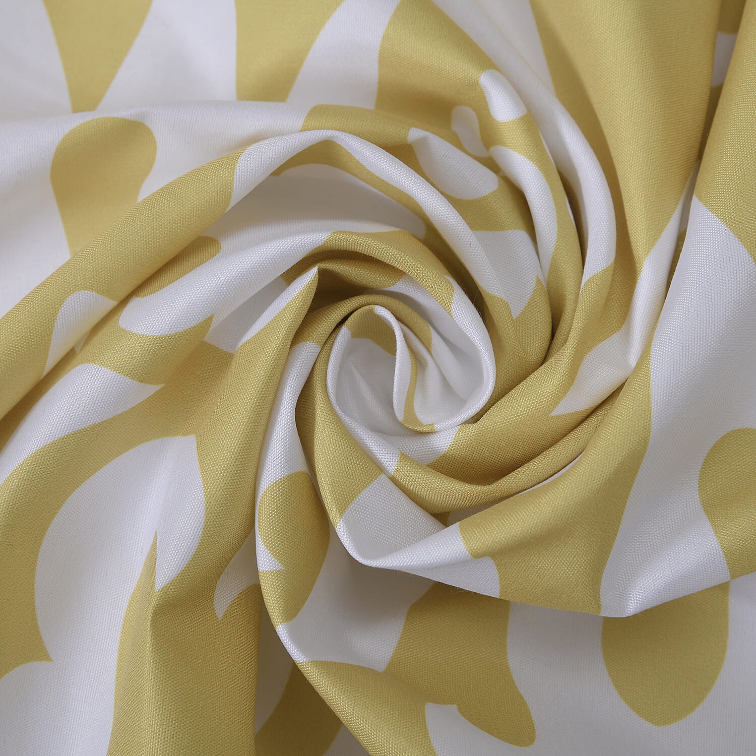 Super Find - 3 Piece Set - Microfiber Digital Floral Printed Comforter and 2 Pillow Sham for Home DÃ©cor and Bedding - Mustard and White 3876601 4