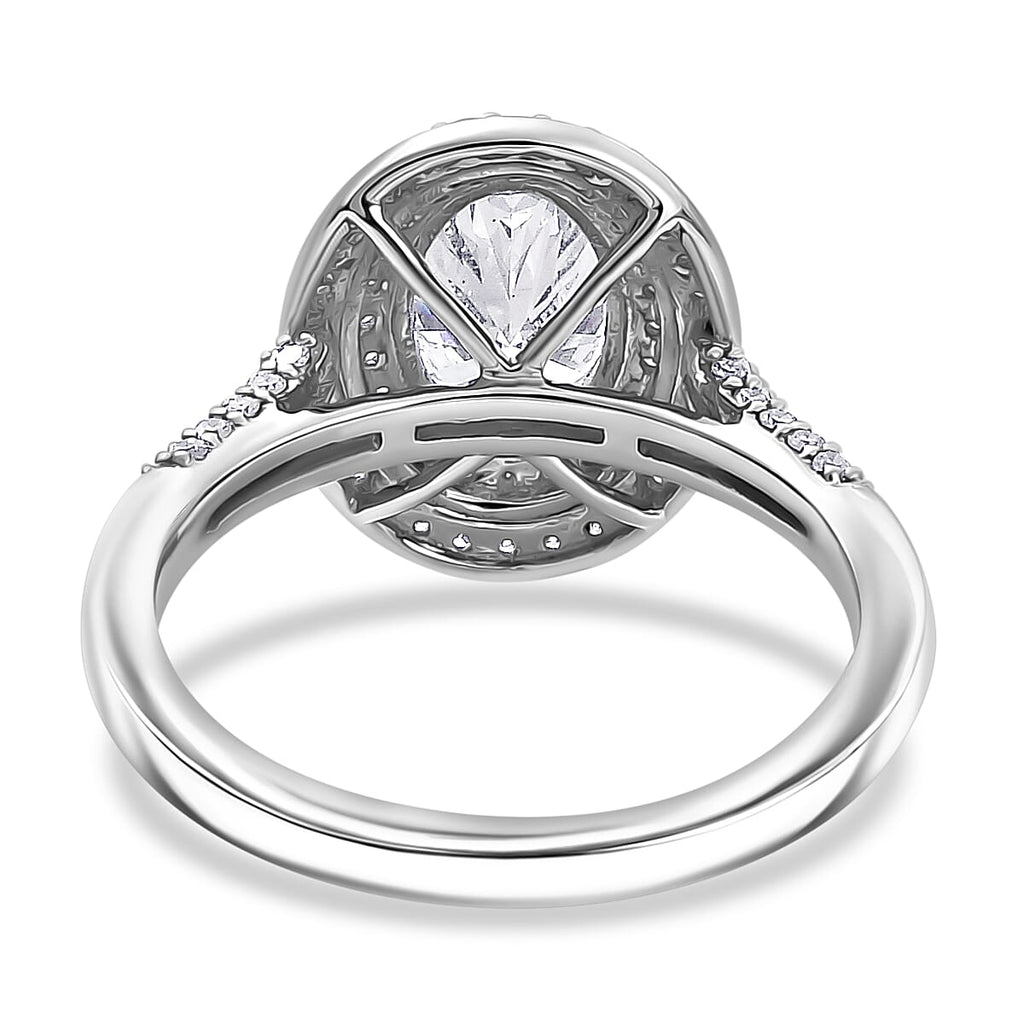 Super Find - Luxuriant Diamond 950 Platinum IGI Certified (VS-EF) Lab Grown Diamond Ring 2.09 Ct, Platinum Wt. 6.52 Gms.