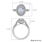 Super Find - Luxuriant Diamond 950 Platinum IGI Certified (VS-EF) Lab Grown Diamond Ring 2.09 Ct, Platinum Wt. 6.52 Gms.