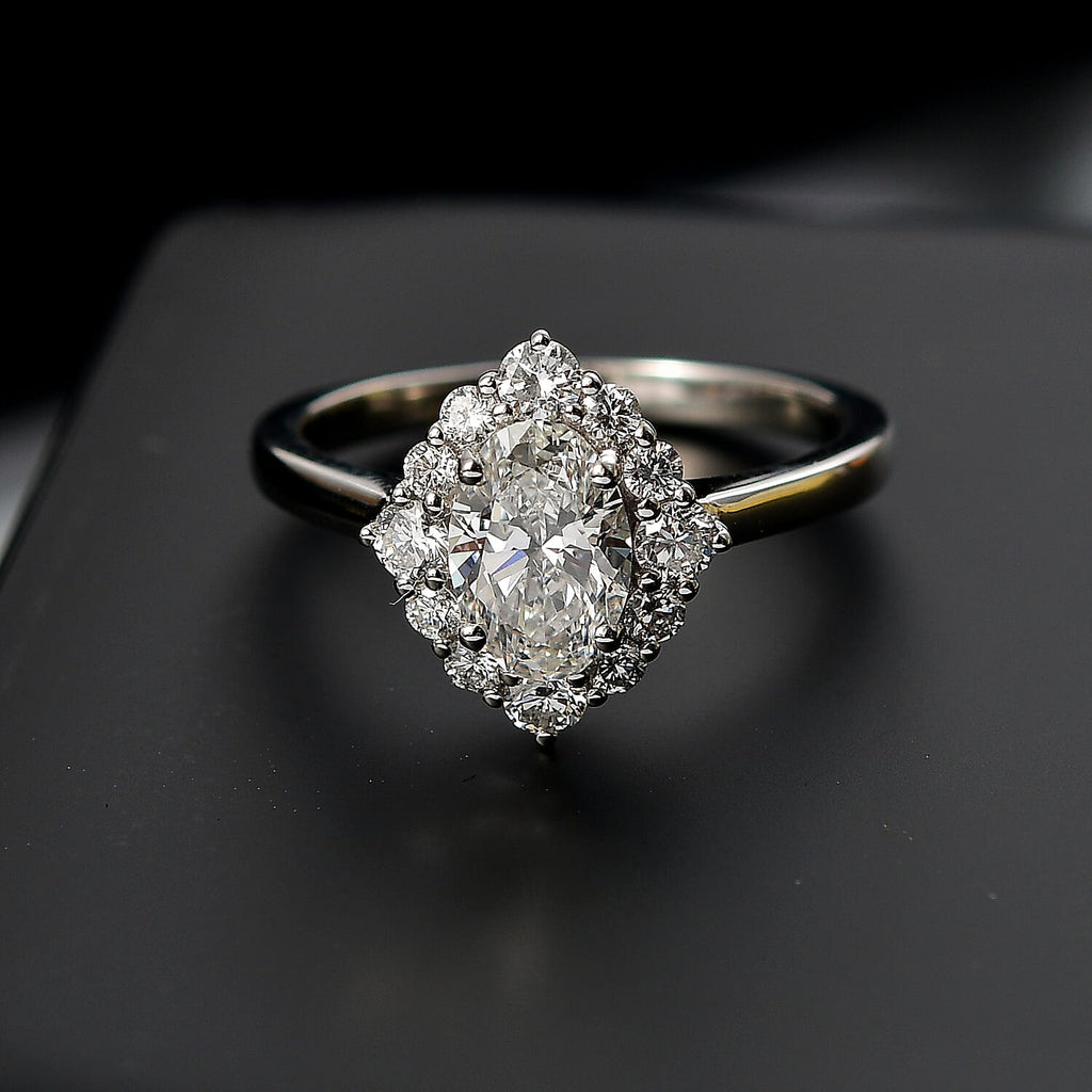 Luxuriant 950 Platinum IGI Certified Lab Grown Diamond (VS-EF) Ring 1.50 Ct.