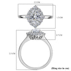Luxuriant 950 Platinum IGI Certified Lab Grown Diamond (VS-EF) Ring 1.50 Ct.