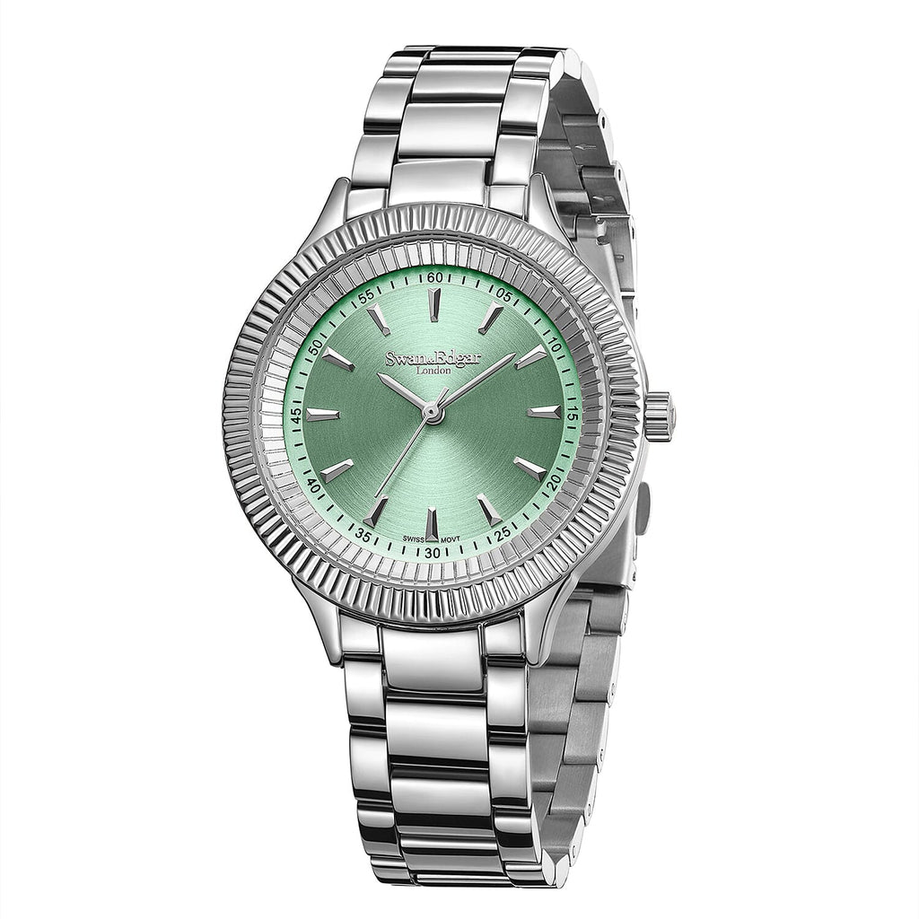 Swan and Edgar Analog Ladies Watch in Stainless Steel