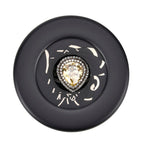 Rotating Ring Storage Box with Heart-Love Design (Size 6x6x4 cm) - Black
