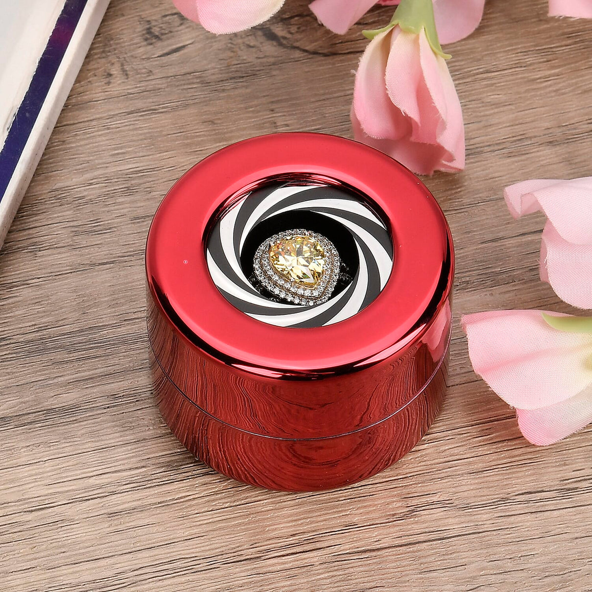 Swirl Ring Box with Rotating Lid 7756674 1