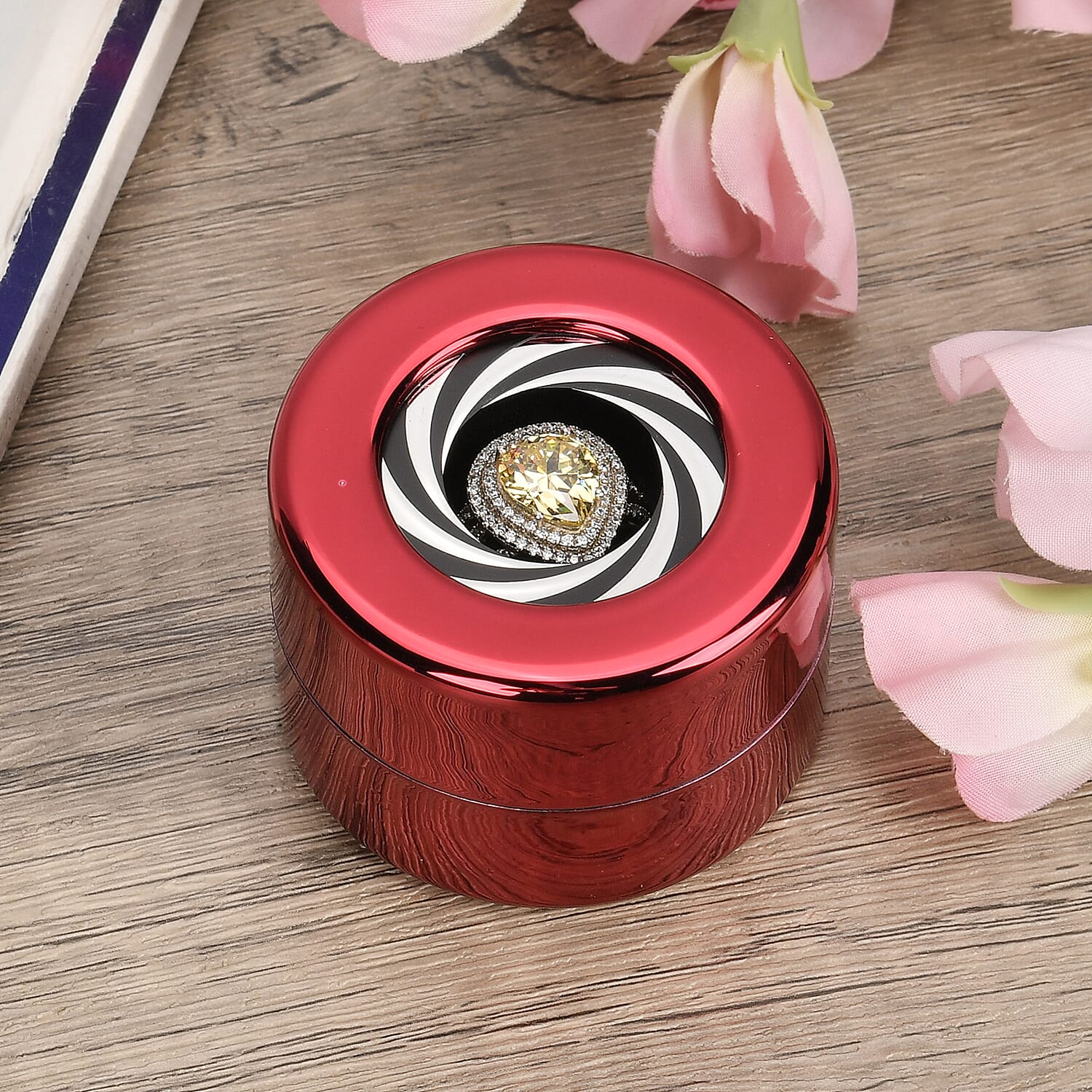 Swirl Ring Box with Rotating Lid 7756674 1