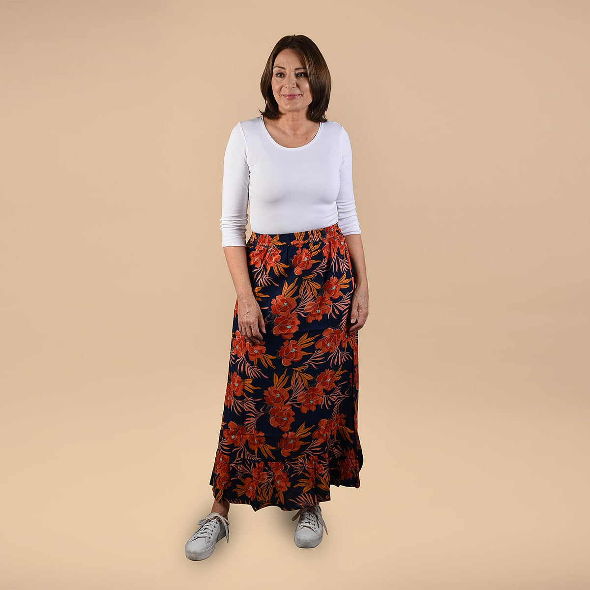 TAMSY Floral Printed Skirt 6512468 0