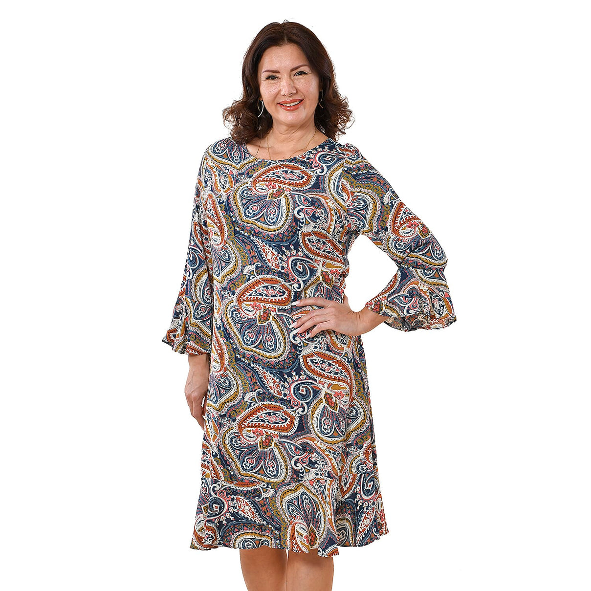 TAMSY Paisley Pattern Dress - Multi 3887531 0