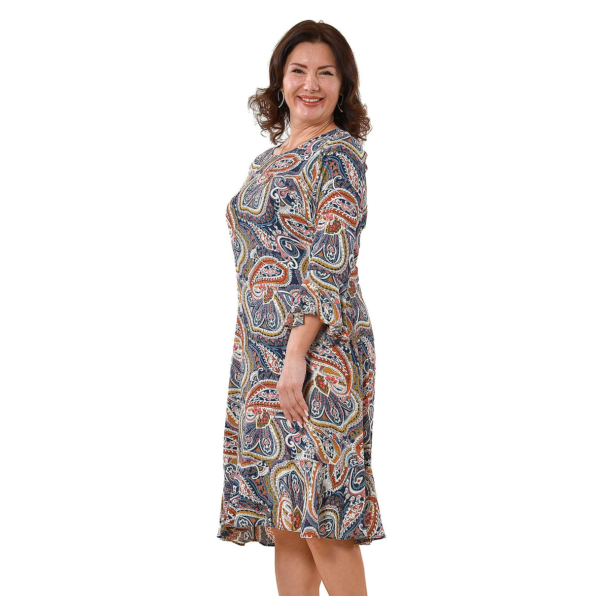 TAMSY Paisley Pattern Dress - Multi 3887531 3