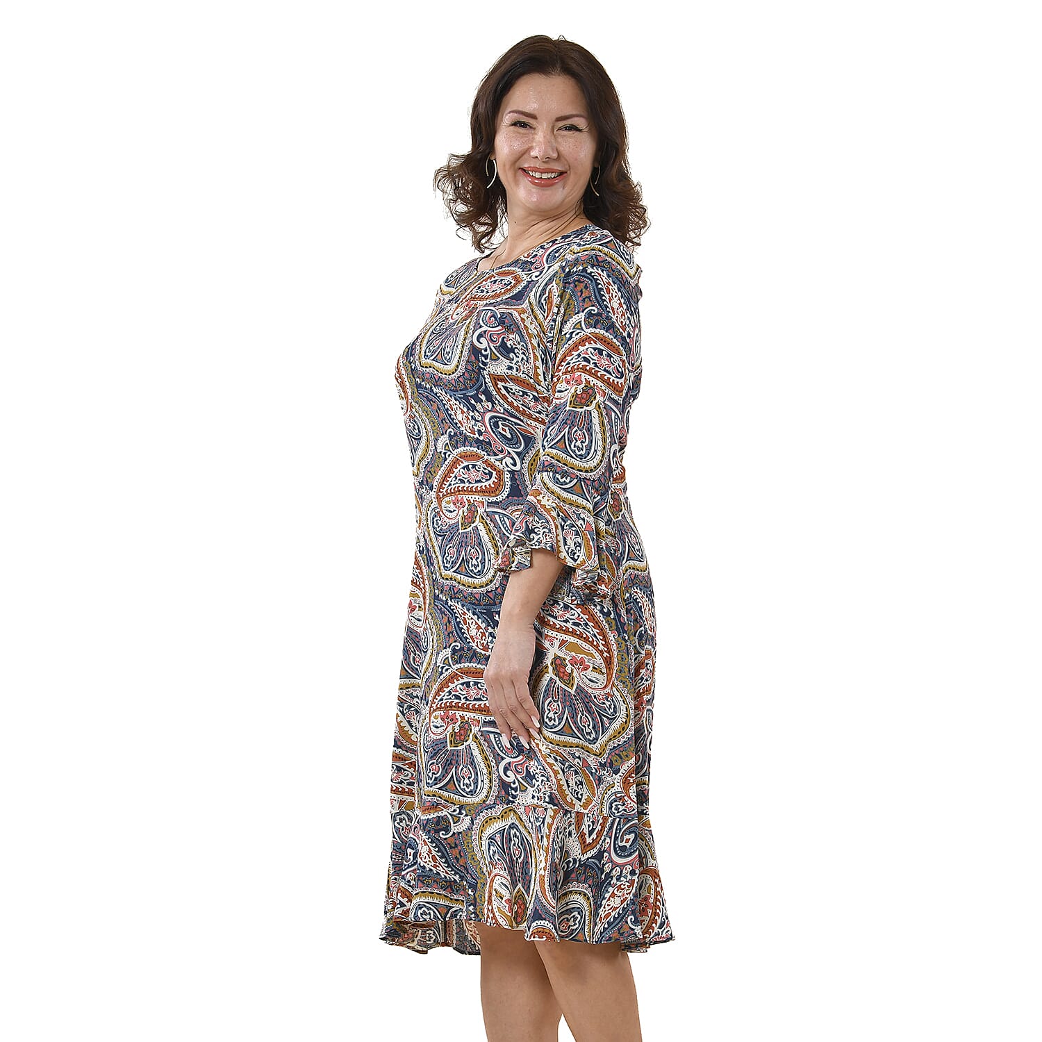 TAMSY Paisley Pattern Dress - Multi 3887531 3