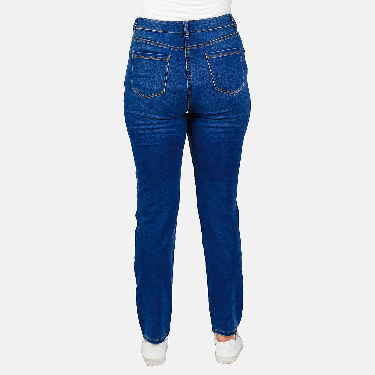TAMSY - Angelina Relaxed Skinny Stretch Jean (Size 10) - Mid Blue 8731246 5