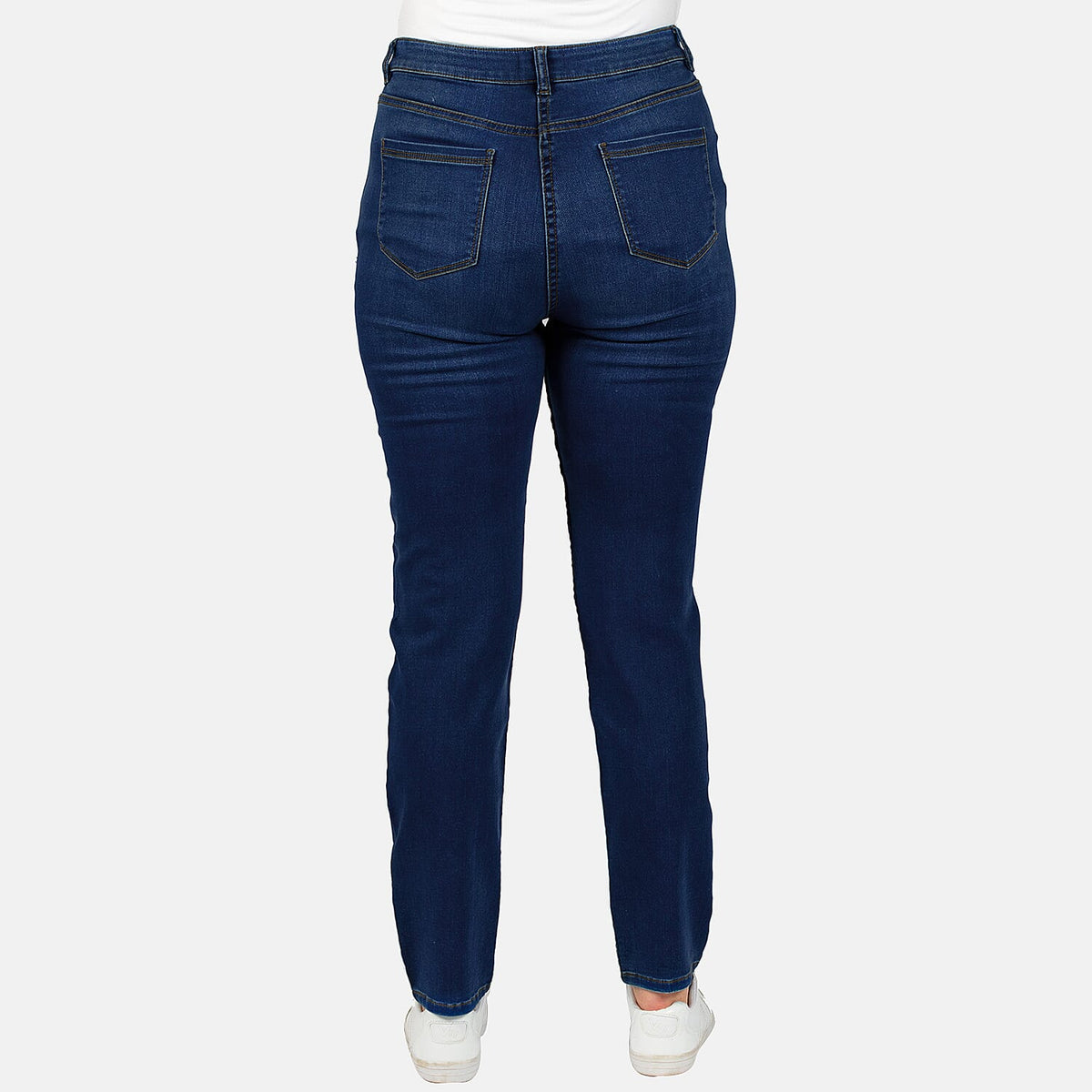 TAMSY - Angelina Relaxed Skinny Stretch Jeans (Size 10) - Indigo 8731076 8