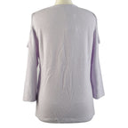 TAMSY Cold Shoulder Top (Size L, 16-18) - Lilac