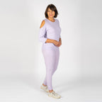 TAMSY Cold Shoulder Top (Size L, 16-18) - Lilac