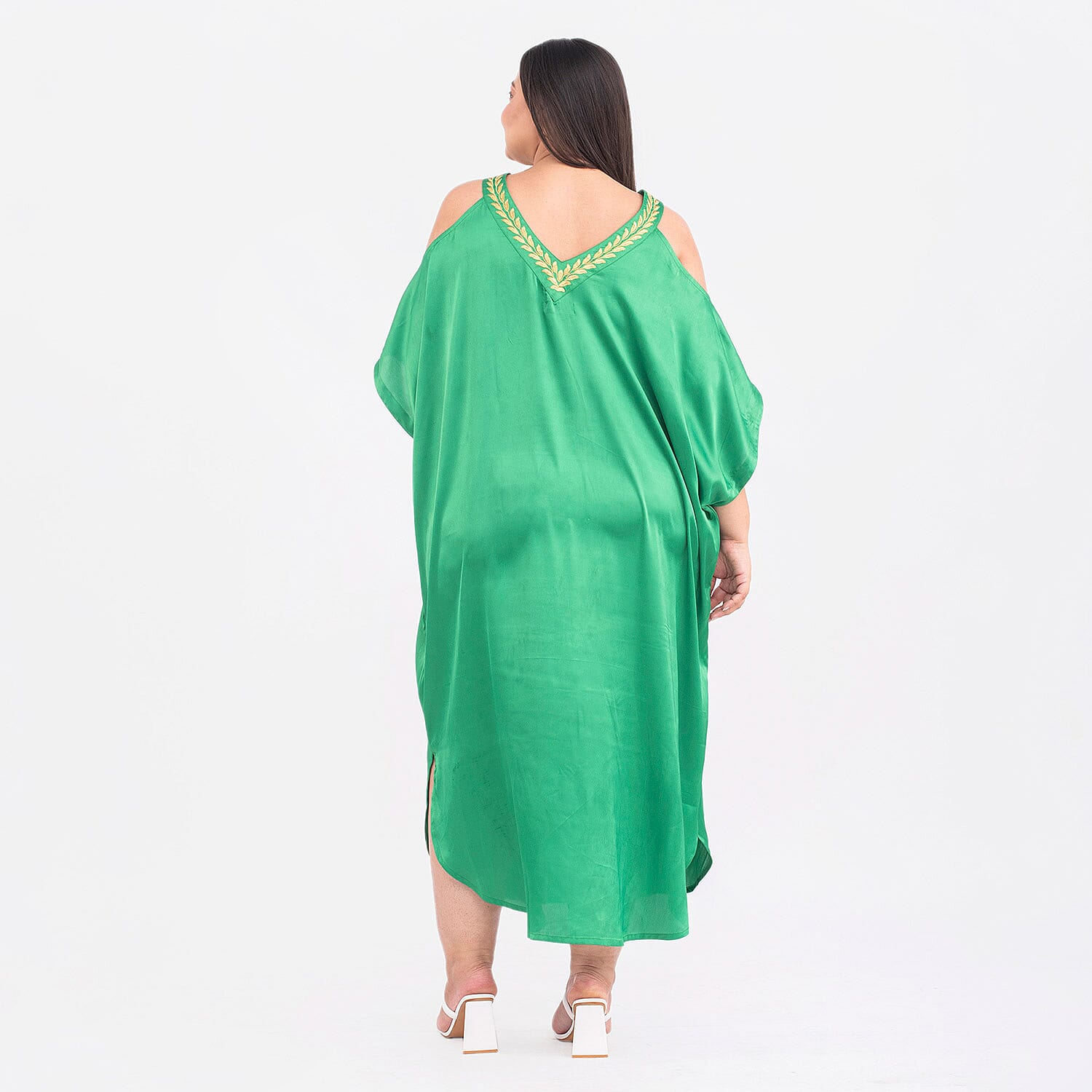 TAMSY Cold Shoulder V-Neck Kaftan 7140964 2