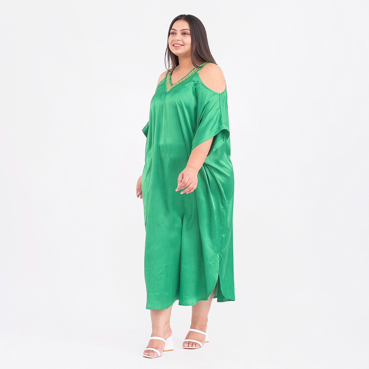 TAMSY Cold Shoulder V-Neck Kaftan 7140964 3