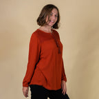 TAMSY 100% Viscose Plain Top (Size 12) - Mint