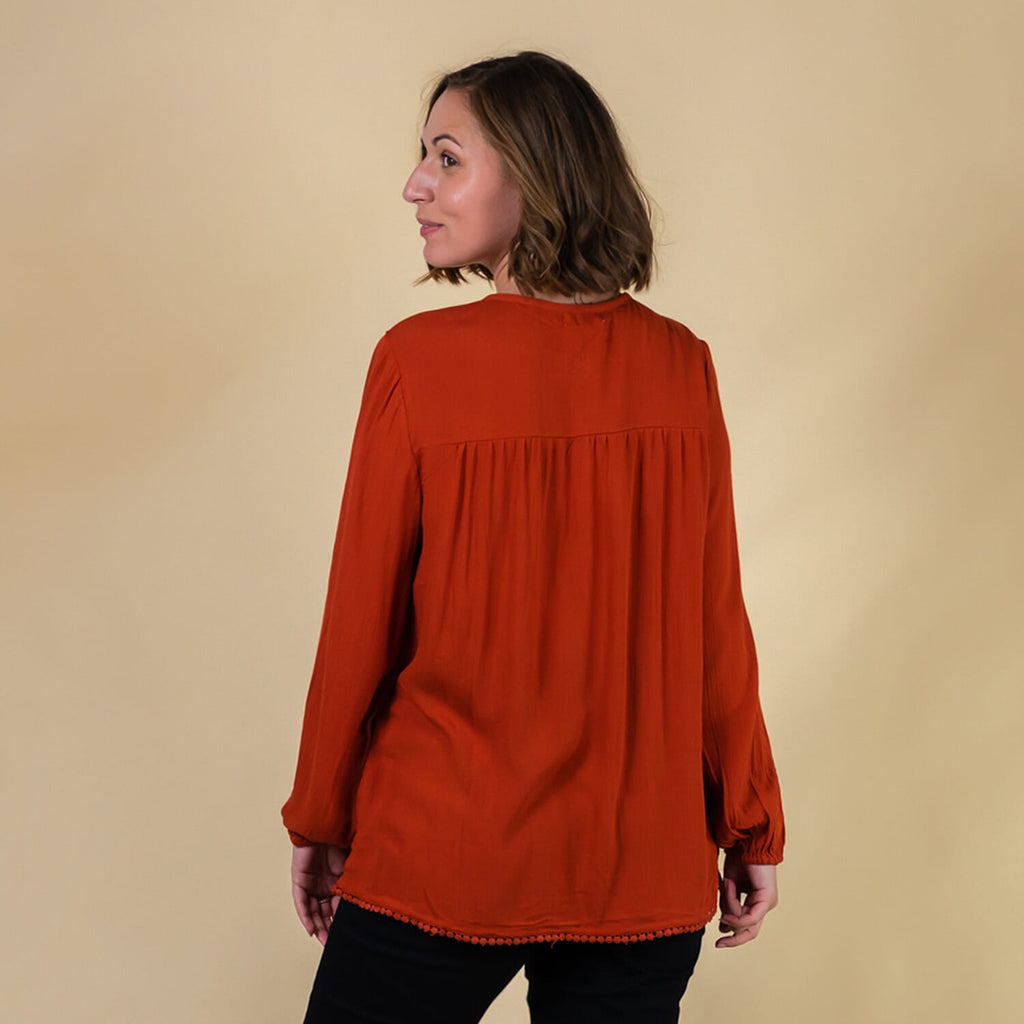 TAMSY 100% Viscose Plain Top (Size 12) - Mint