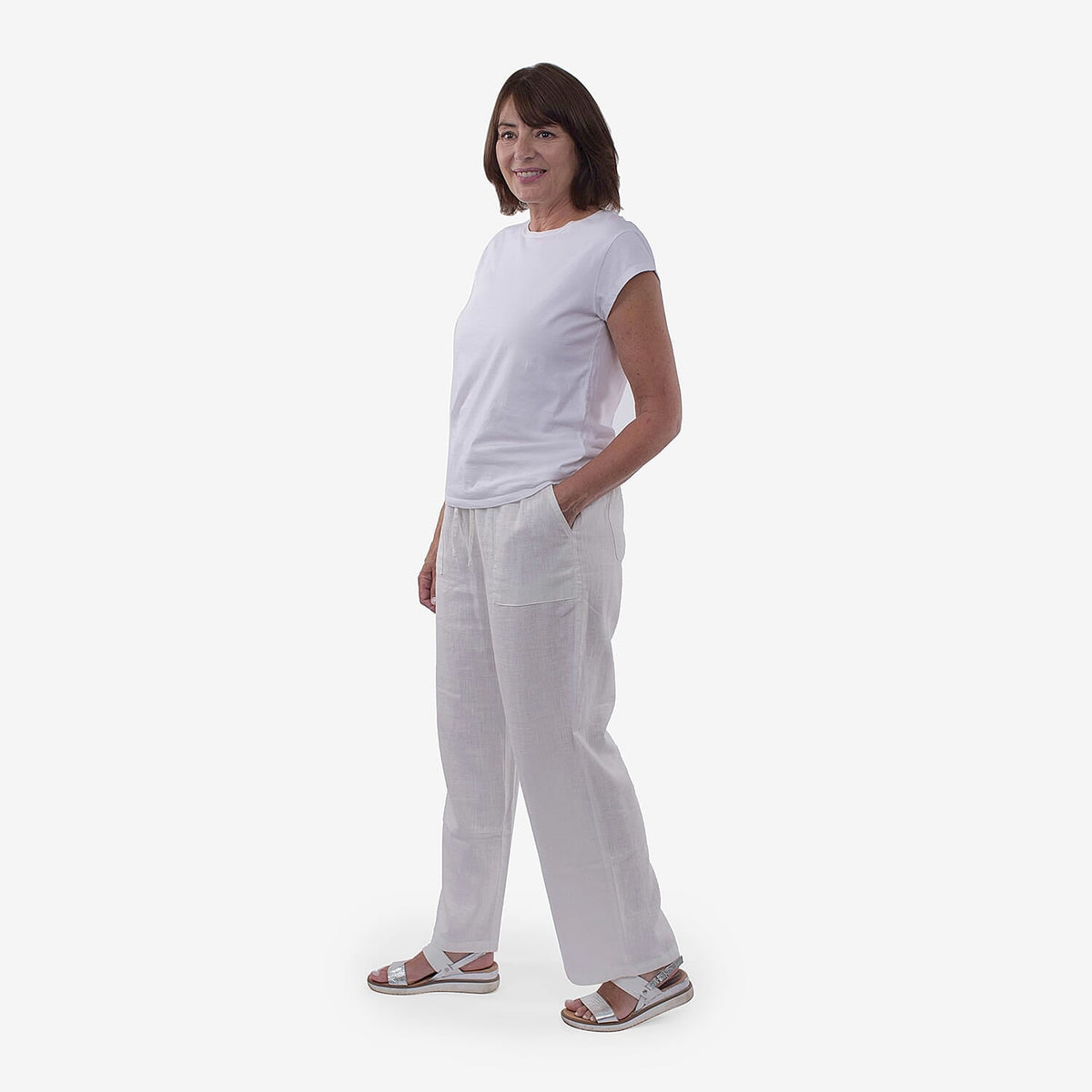 TAMSY Linen Loose Fit Trouser 8732983 3