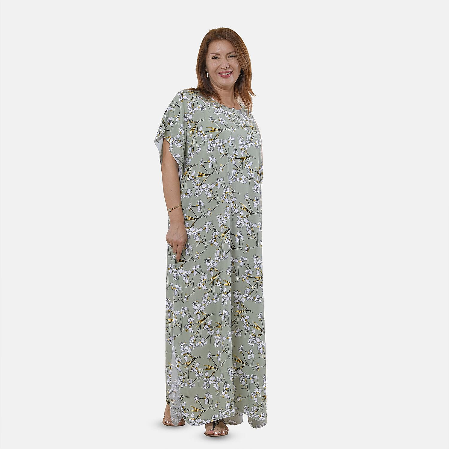 TAMSY Printed Long Kaftan Dress 7309490 0