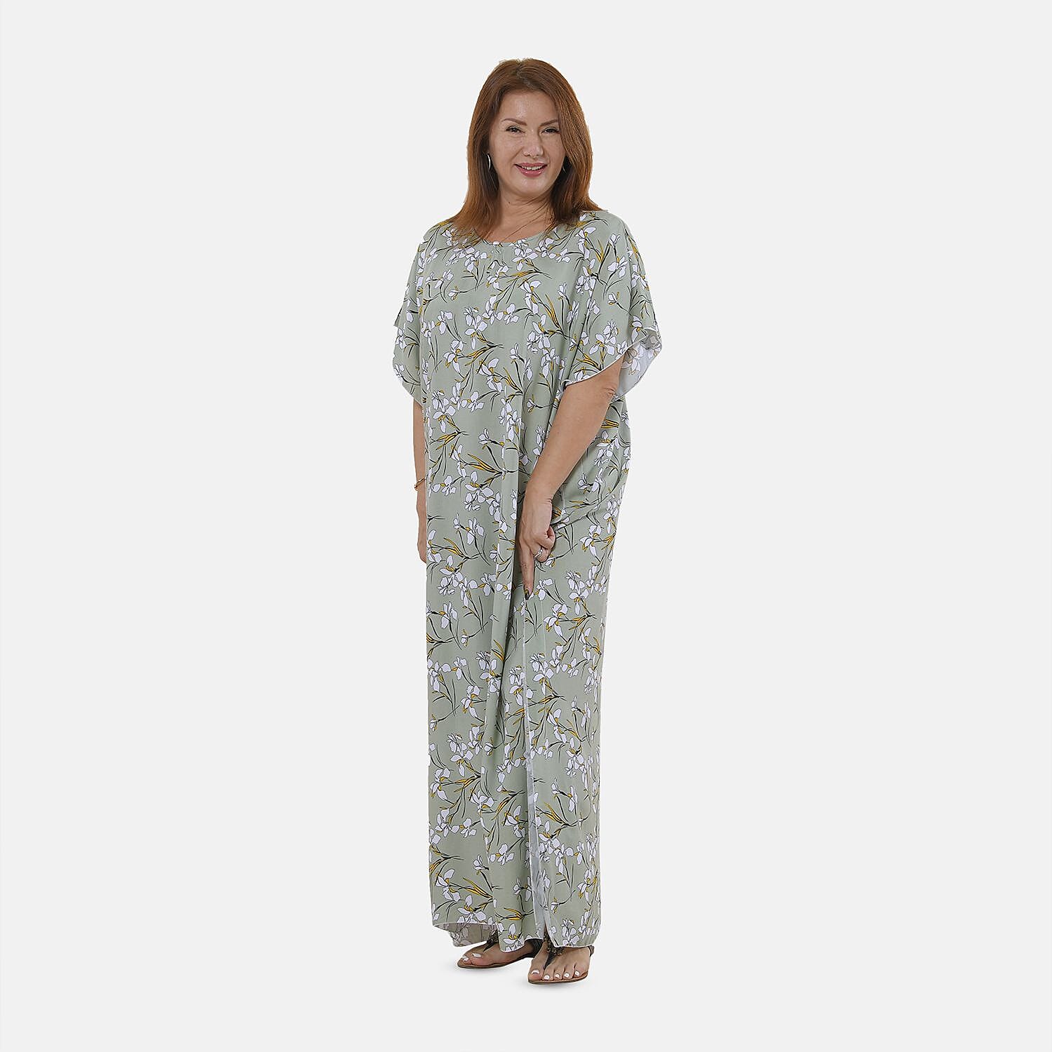 TAMSY Printed Long Kaftan Dress 7309490 4