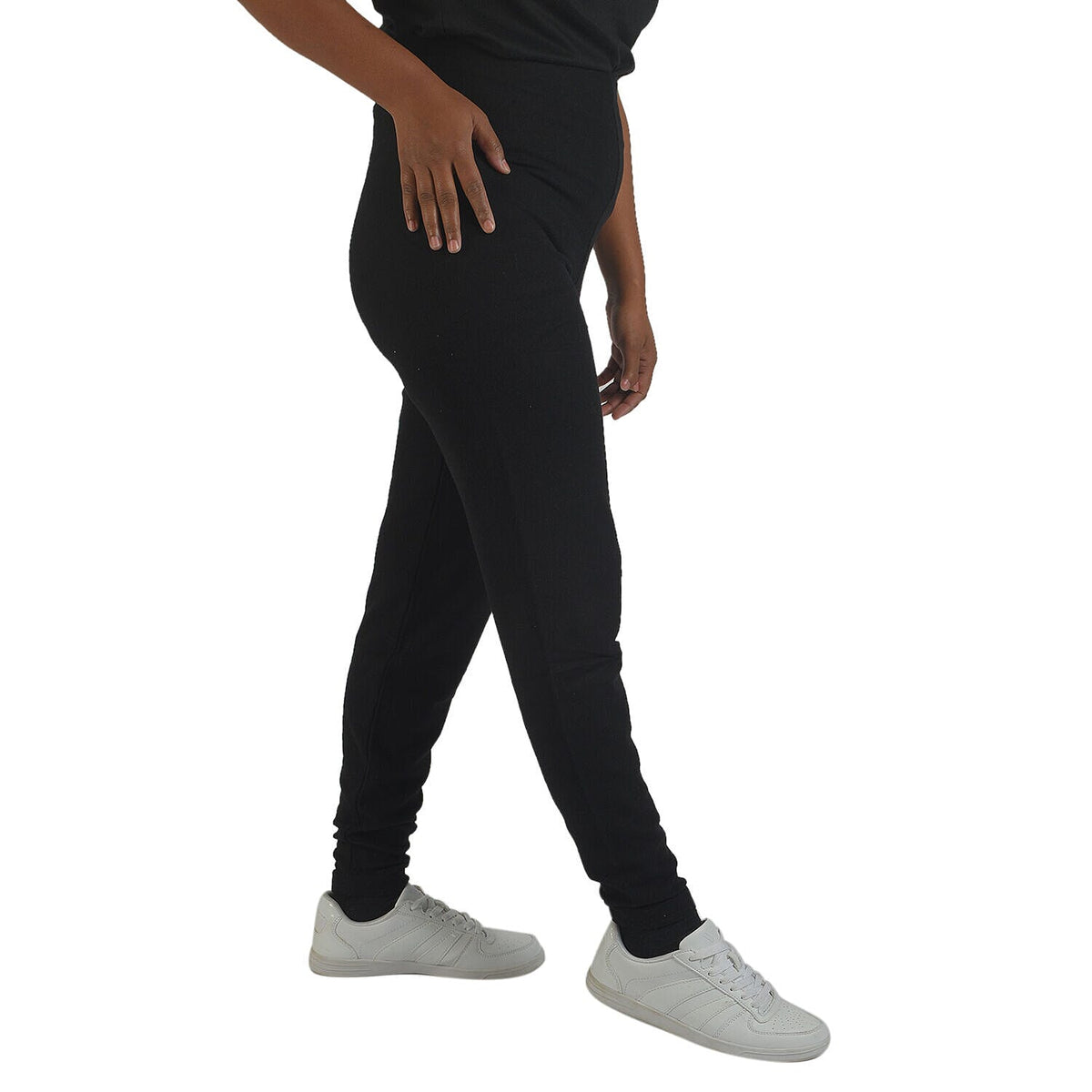 TAMSY Slim Fit Leggings (Size S-10) - Black V32653291 3