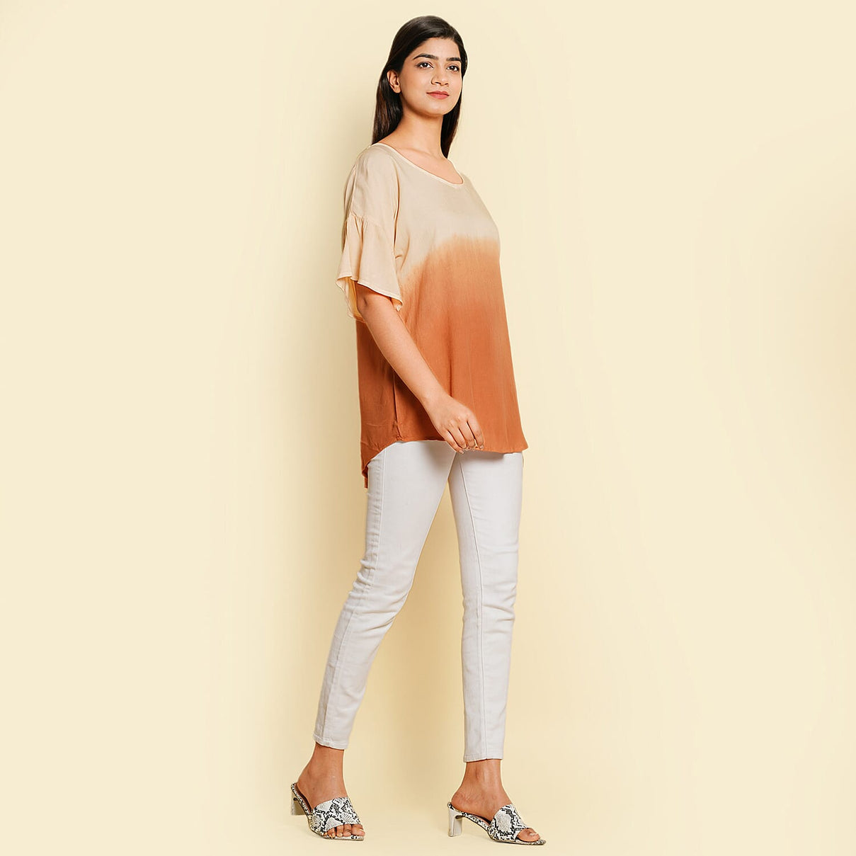 TAMSY Ombre Print Short Sleeve Women's Top 6841600 3