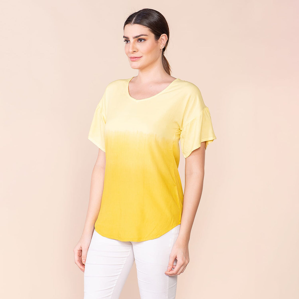 TAMSY Ombre Pattern Short Sleeve Women's Top 7584750 3