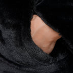 TAMSY Faux Fur Coat (Size M, 12-14)  - Black
