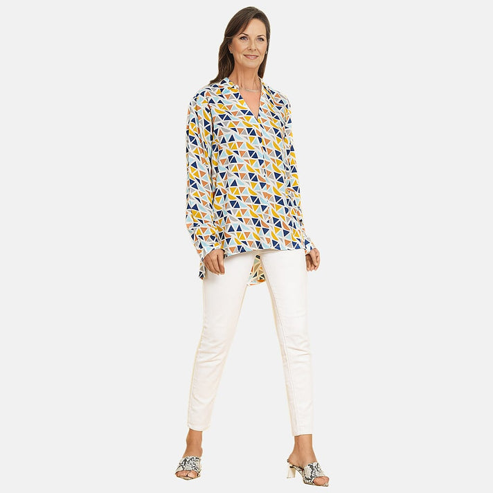 TAMSY Printed Long Sleeve Women's Shirt 7837071 1