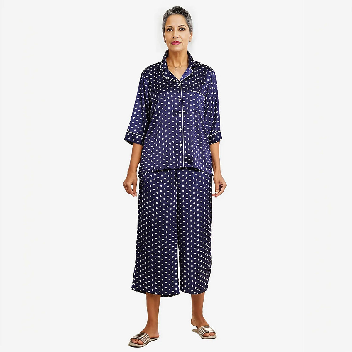 TAMSY Printed Nightwear Set - Blue 7314586 0