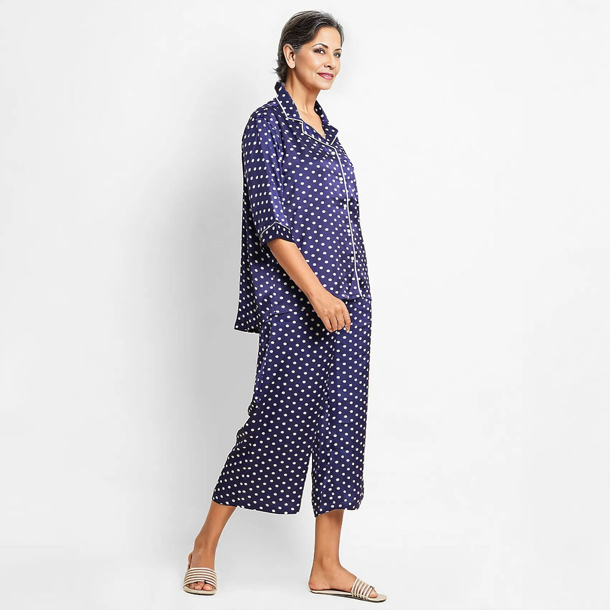 TAMSY Printed Nightwear Set - Blue 7314586 3