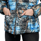 TAMSY Printed Padded Jacket - Blue